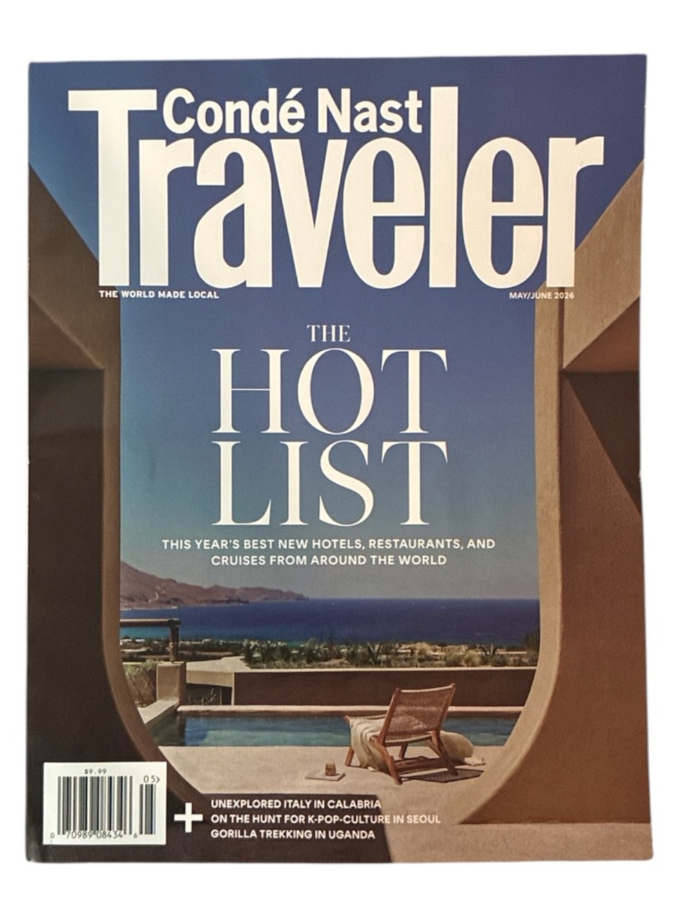 Conde Nast Traveler Magazine May June 2026 Hot List Hotels Restaurants Cruises